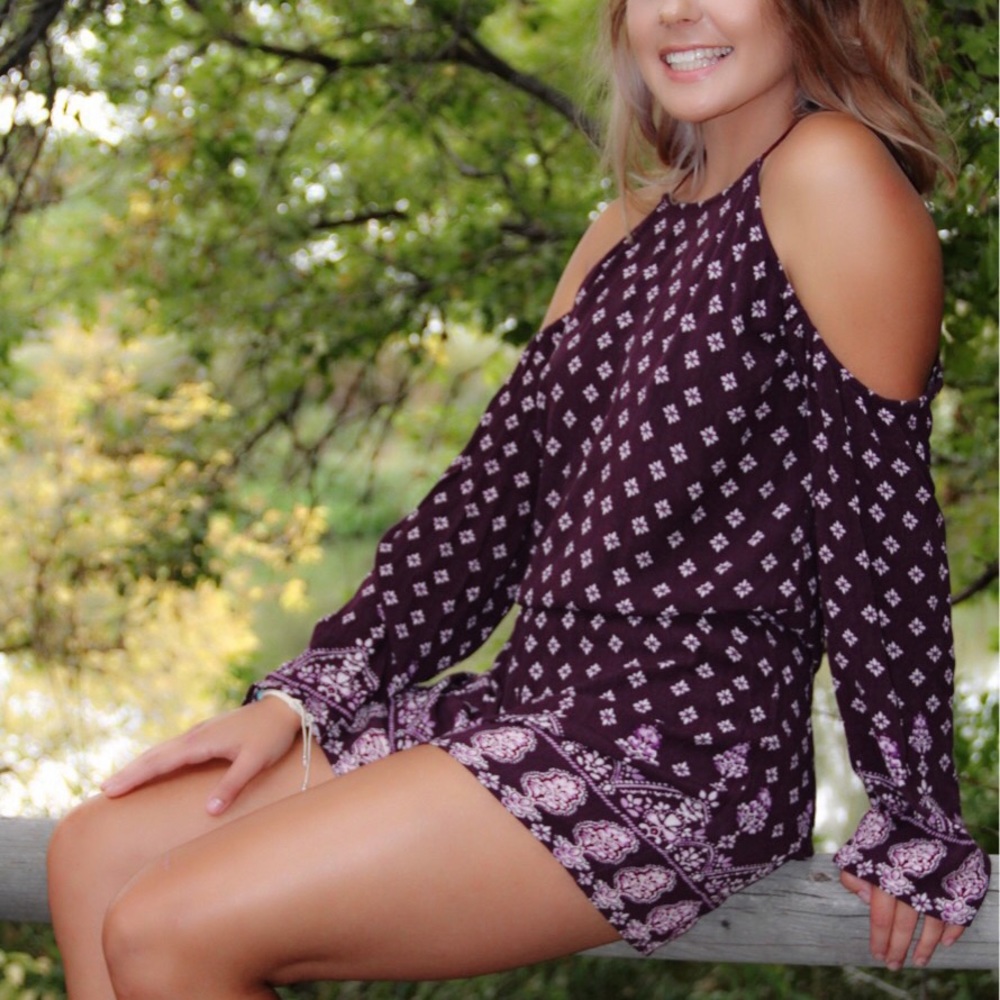 Off the shoulder romper